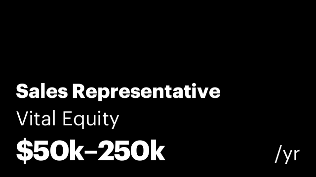 Sales Representative