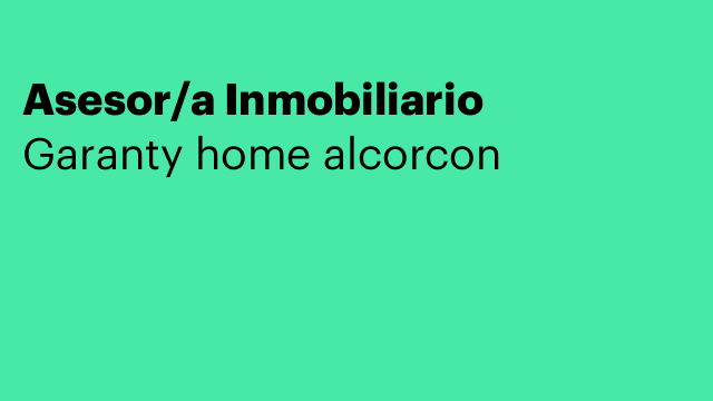 Asesor/a Inmobiliario