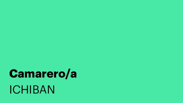 Camarero/a