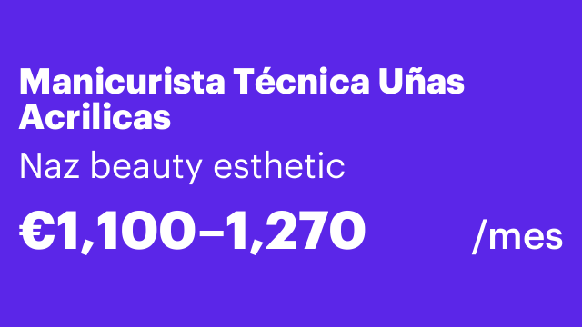 Manicurista Técnica Uñas Acrilicas