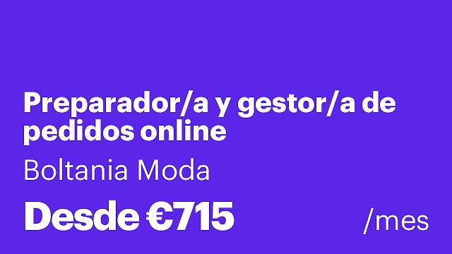 Preparador/a y gestor/a de pedidos online