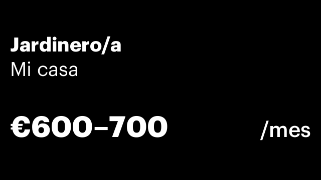 Jardinero/a
