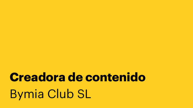Creadora de contenido
