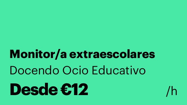 Monitor/a extraescolares