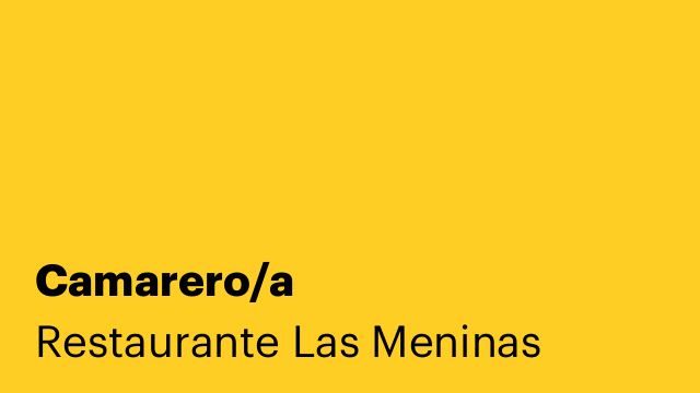 Camarero/a