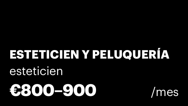 ESTETICIEN Y PELUQUERÍA