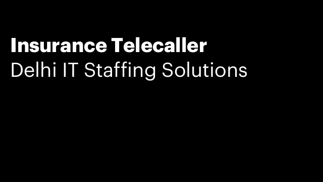 Insurance Telecaller