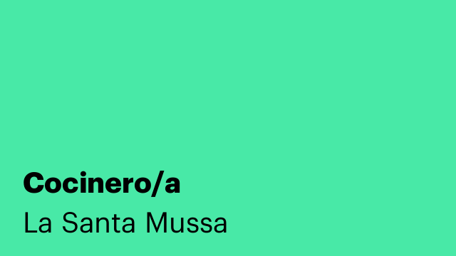 Cocinero/a