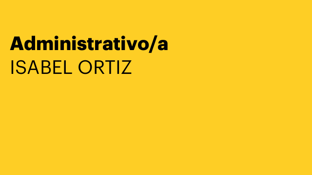 Administrativo/a