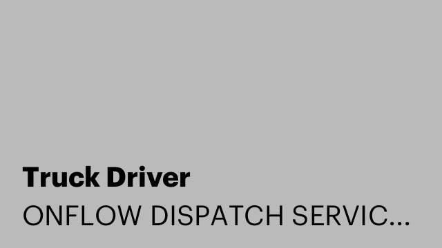 Truck Driver