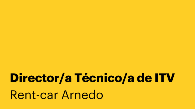 Director/a Técnico/a de ITV