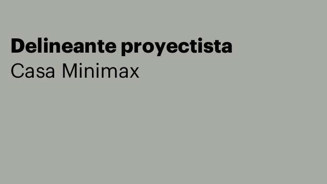 Delineante proyectista