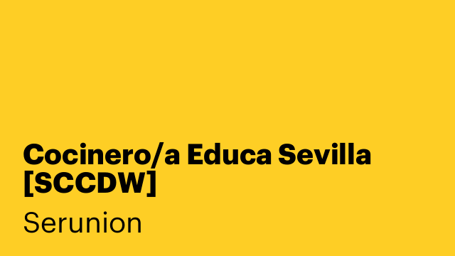 Cocinero/a Educa Sevilla [SCCDW]
