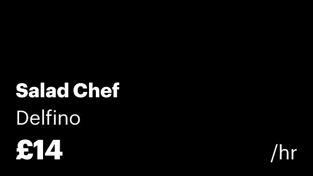 Salad Chef