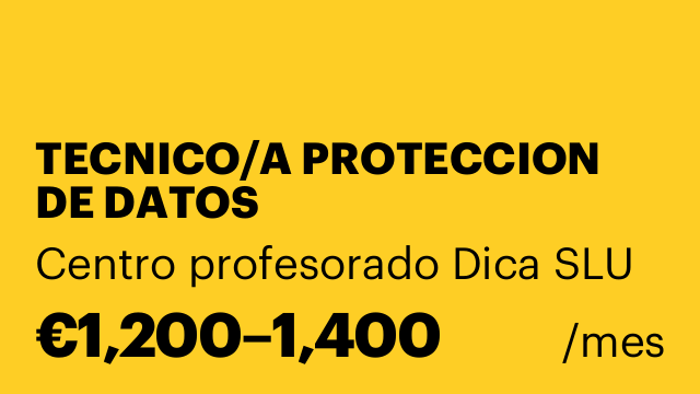 TECNICO/A PROTECCION DE DATOS