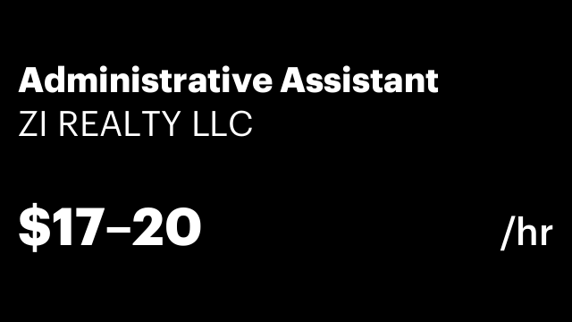 Administrative Assistant