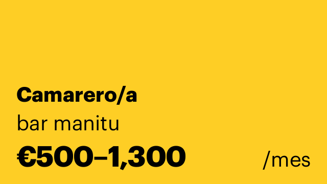 Camarero/a