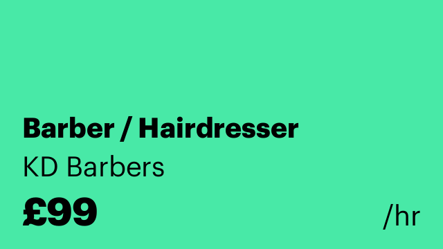 Barber / Hairdresser