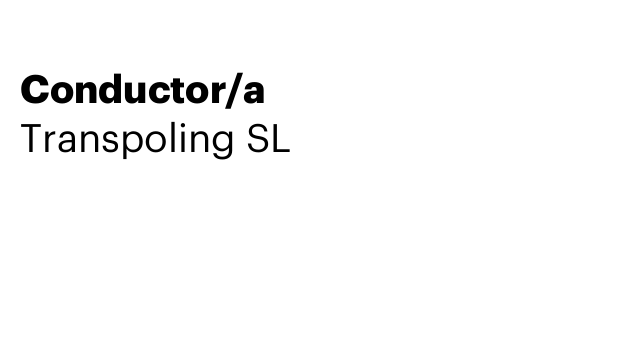 Conductor/a