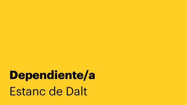 Dependiente/a