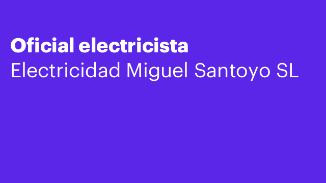 Oficial electricista