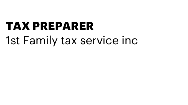 TAX PREPARER