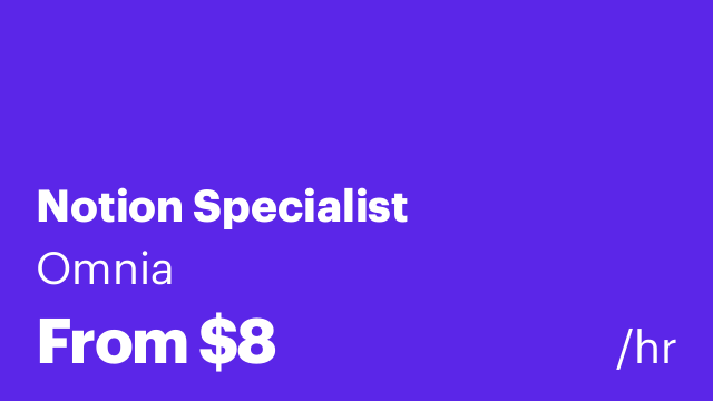 Notion Specialist