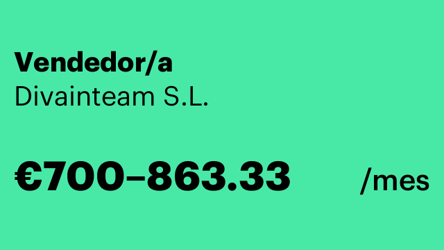 Vendedor/a