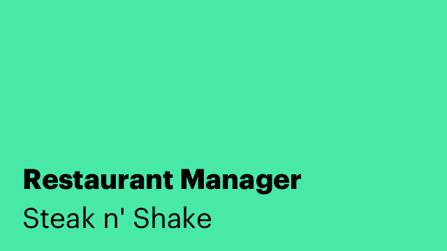 Restaurant Manager