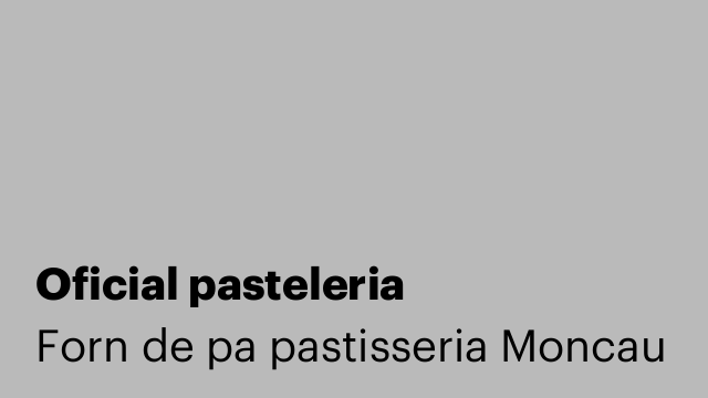 Oficial pasteleria