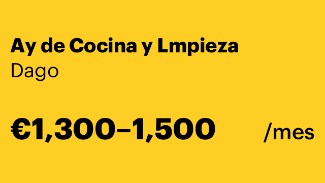 Ay de Cocina y Lmpieza