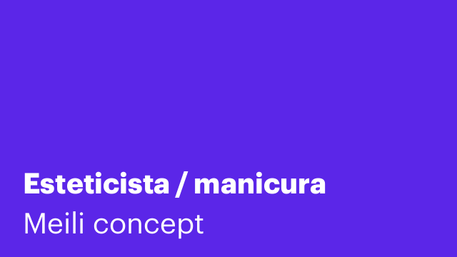 Esteticista / manicura