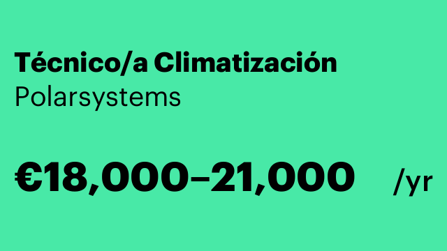 Técnico/a Climatización