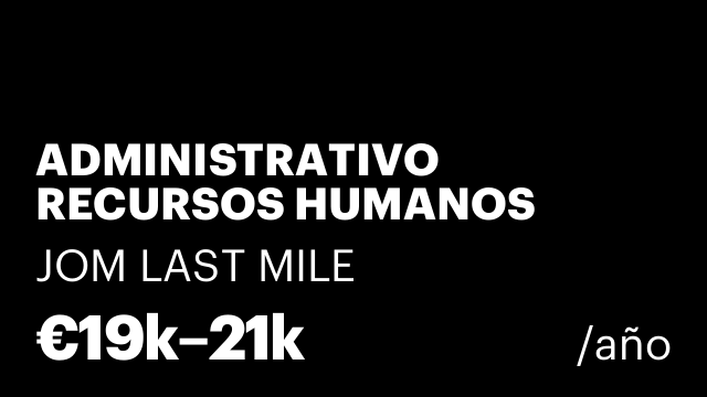 ADMINISTRATIVO RECURSOS HUMANOS