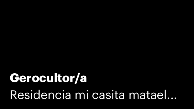 Gerocultor/a
