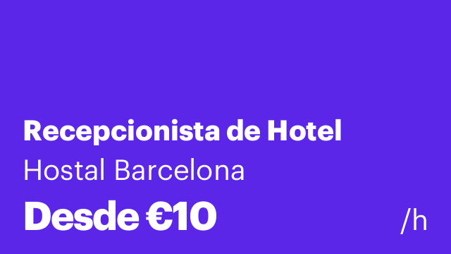 Recepcionista de Hotel