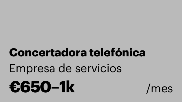 Concertadora telefónica