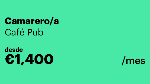 Camarero/a