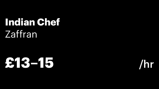 Indian Chef