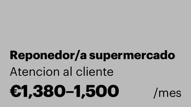 Reponedor/a supermercado