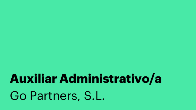 Auxiliar Administrativo/a