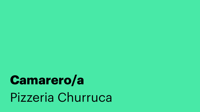 Camarero/a