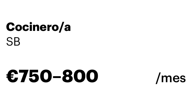 Cocinero/a