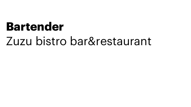 Bartender