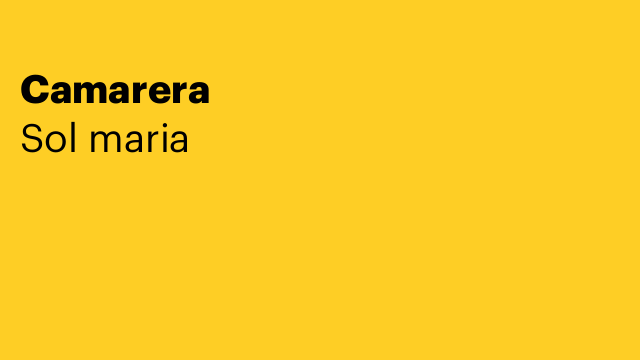 Camarera