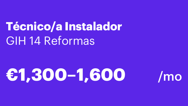 Técnico/a Instalador