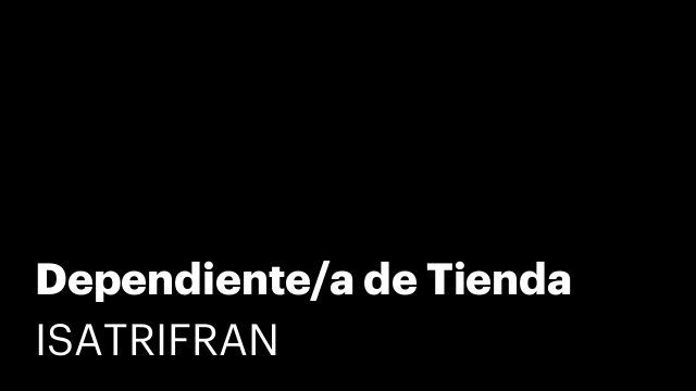 Dependiente/a de Tienda