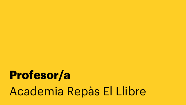 Profesor/a
