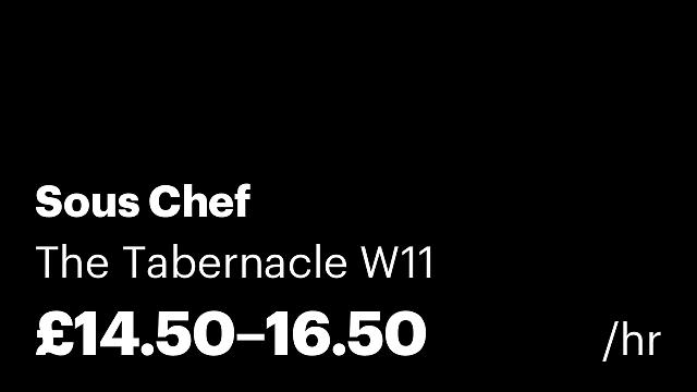 Sous Chef