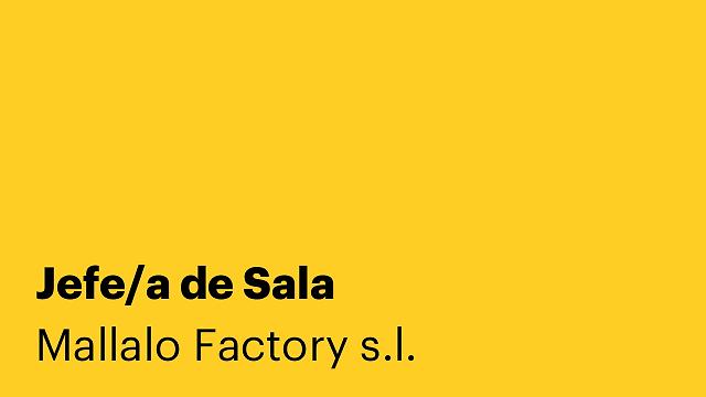 Jefe/a de Sala